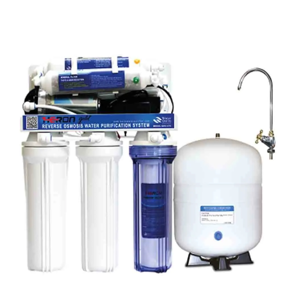 Heron Gold White Ro 75 Gpd Water Purifier - White