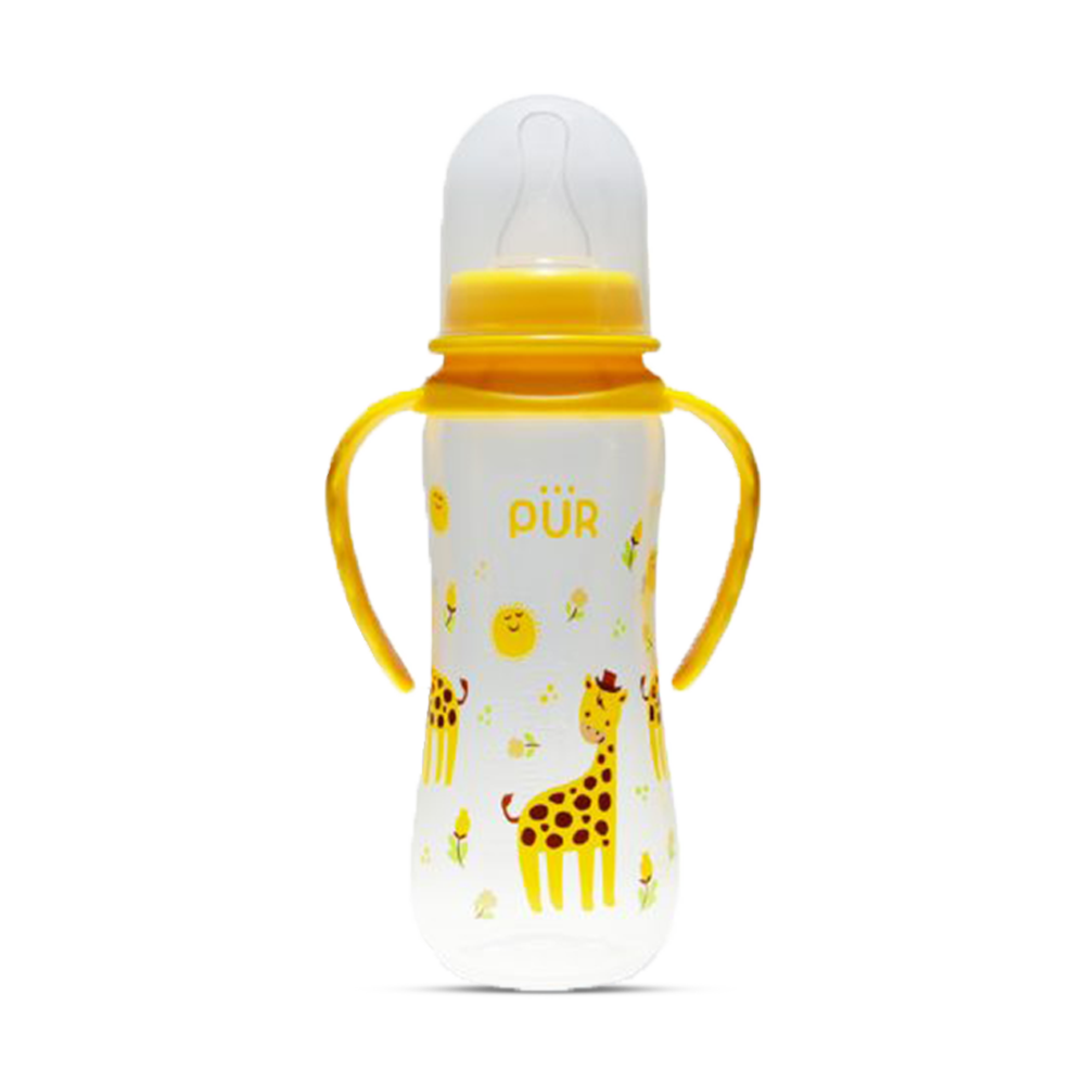 Pur Feeding Bottle - 250ml - Yellow - 9014