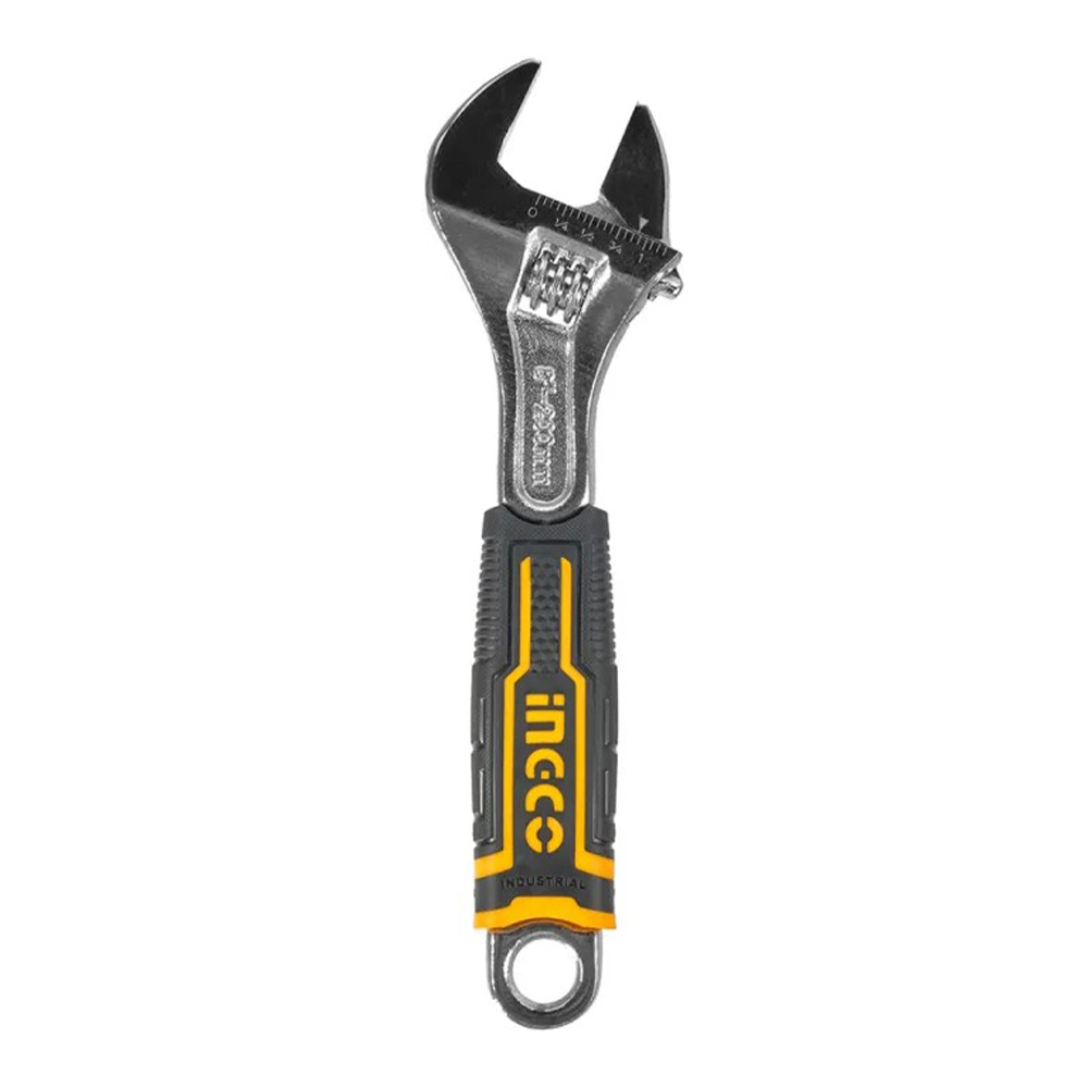 Ingco HADW131068 Adjustable Wrench With Grip - 6 Inch