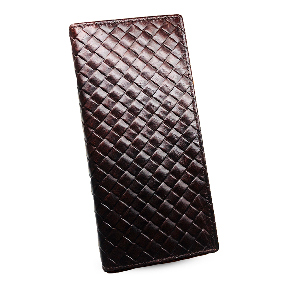 Leather Wallet for Men - Chocolate