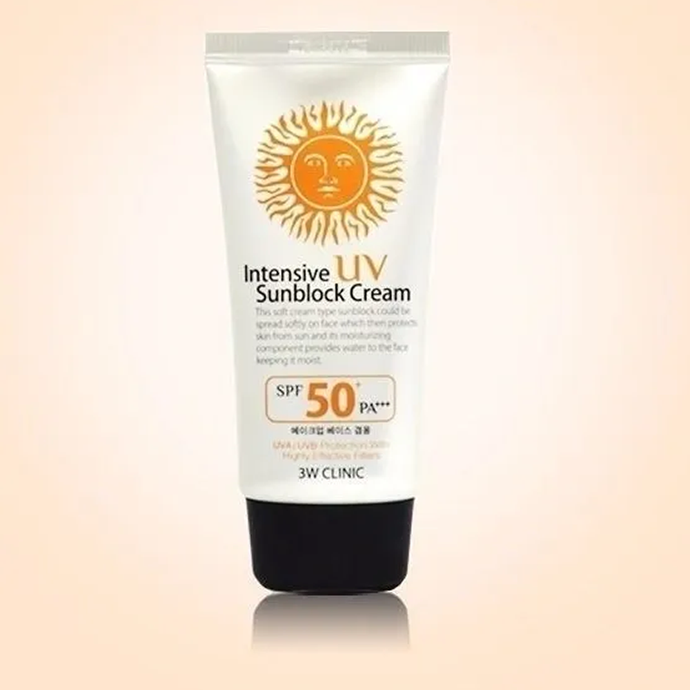 3W Clinic Intensive UV Sunblock Cream SPF50 PA+++ - 70ml