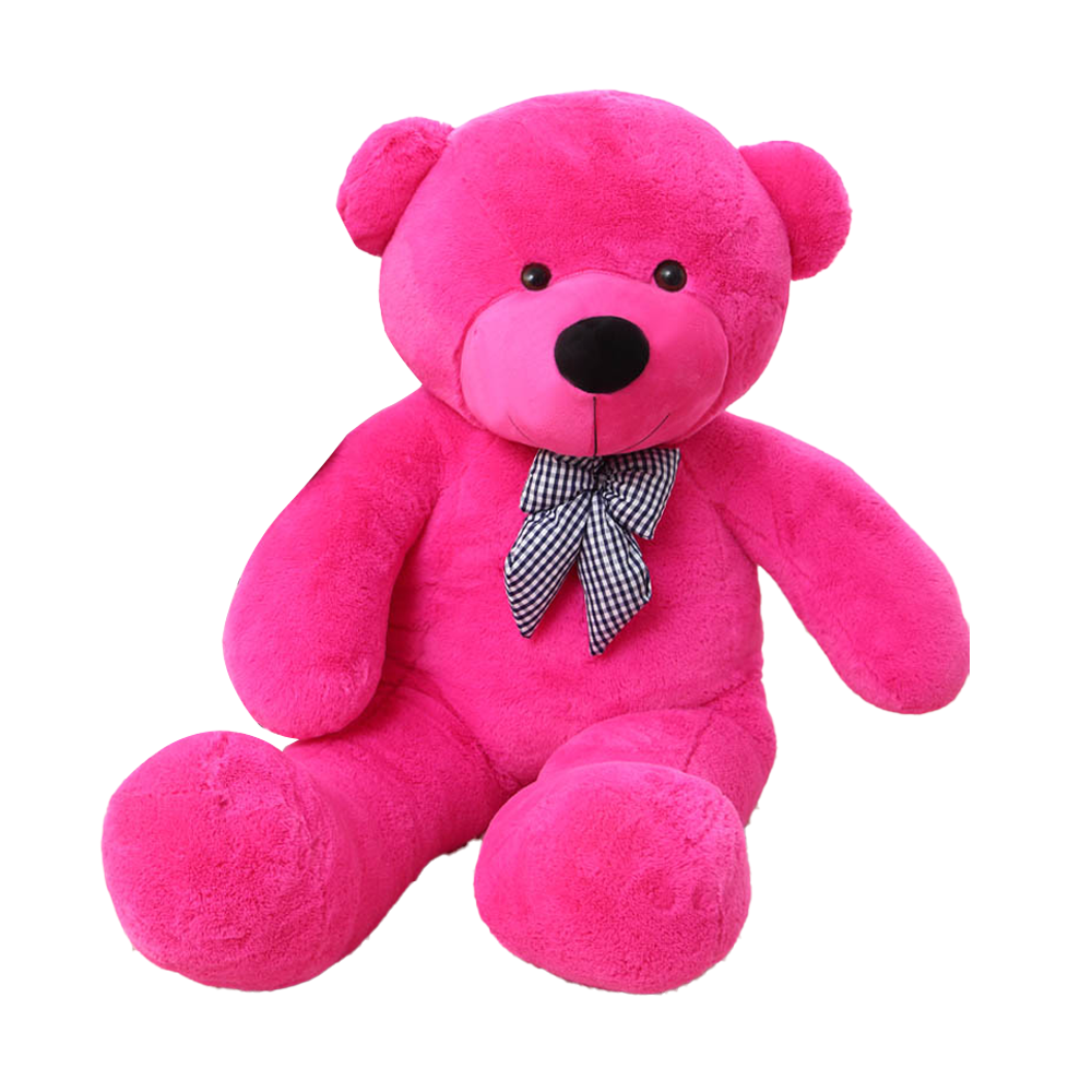 Big teddy cheap bear pink colour