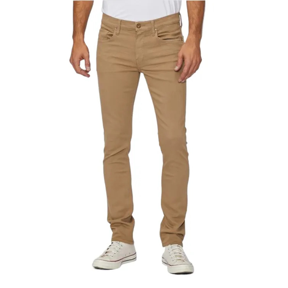 Cotton Semi Stretched Chinos Gabardine Pant For Men - Mustard - PGS027