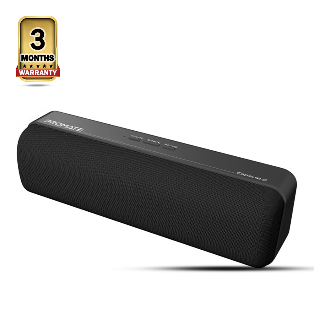 Promate Capsule 2 Crystalsound Hd Wireless Speaker Black