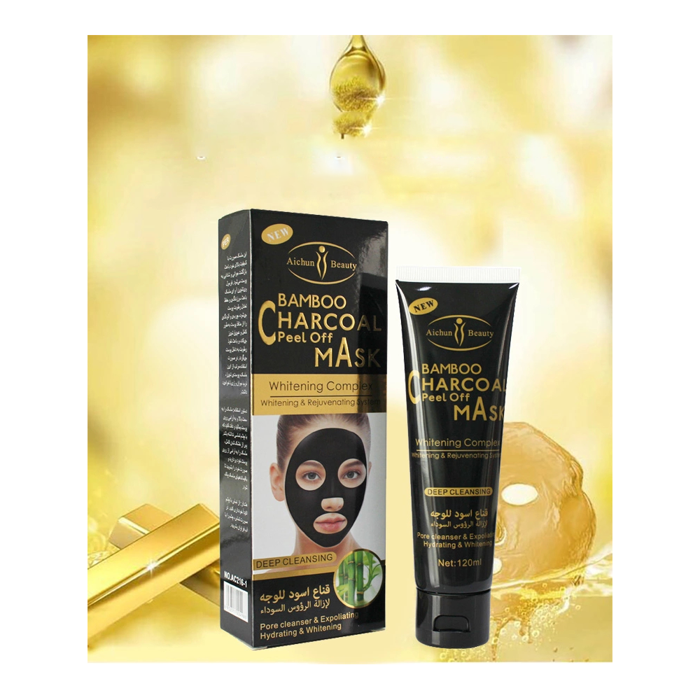 Aichun Beauty Organic Facial Care Blackhead Removal Black Mask - 120ml