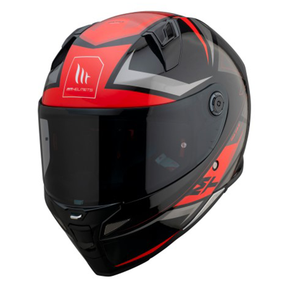 Mt Revenge 2s Hatax Full Face Helmet - Gloss Red