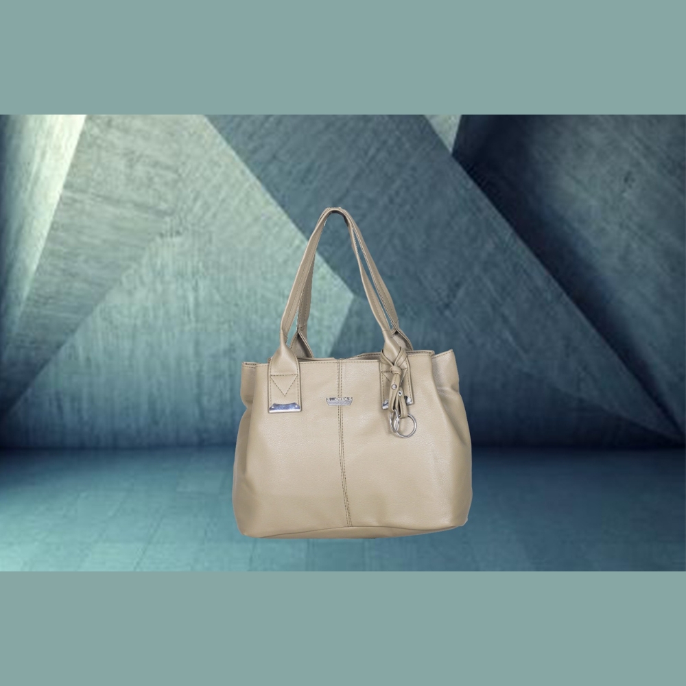 Leather Ladies Bag For Women - Light Yellow - RL-10