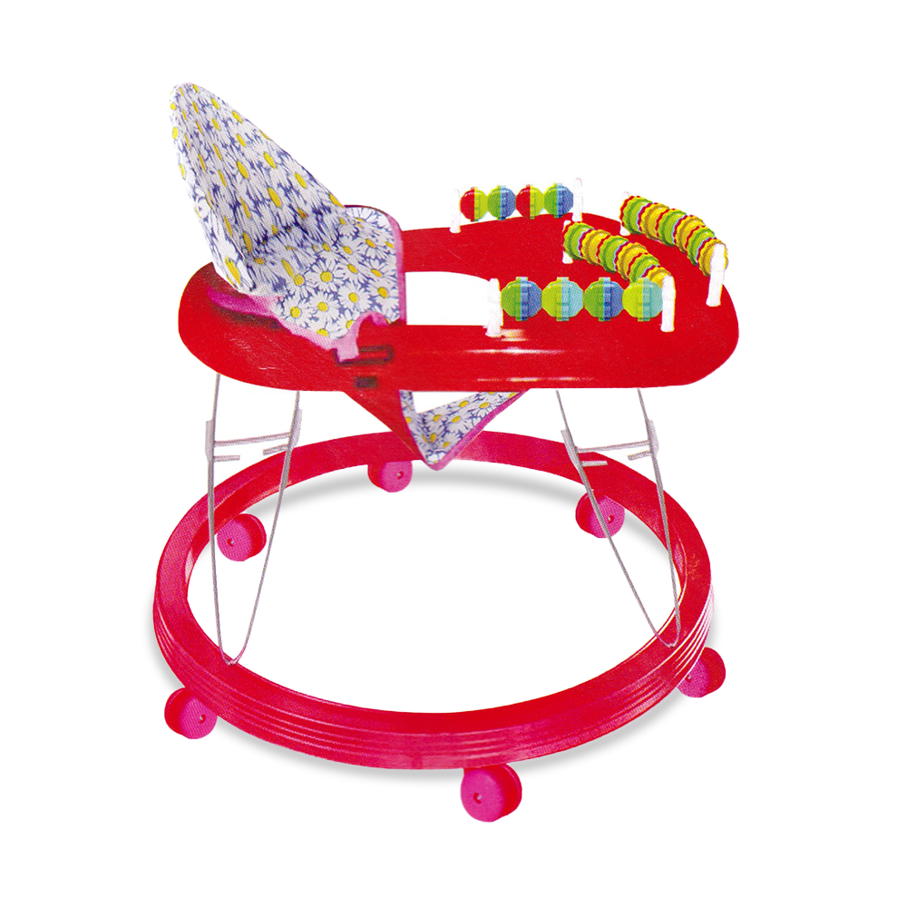 Plastic Baby Walker - Red