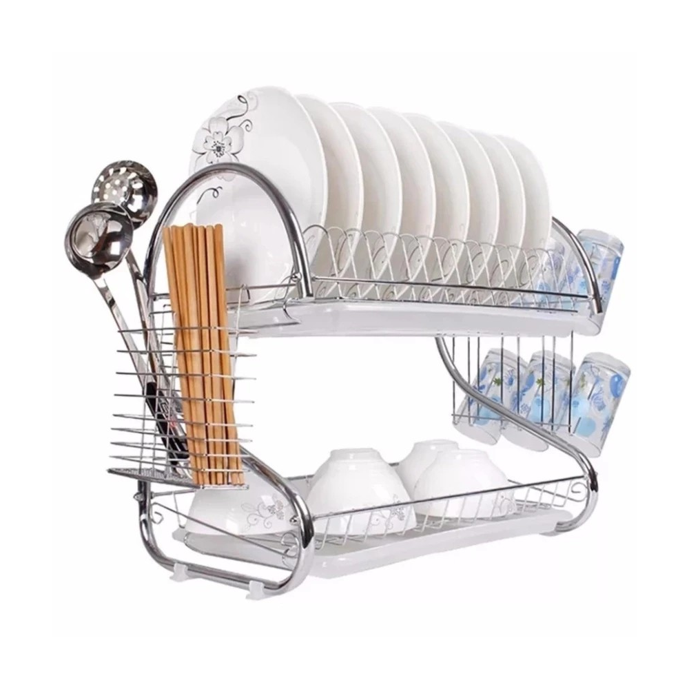 2Layer Stainless Steel Dish Rack