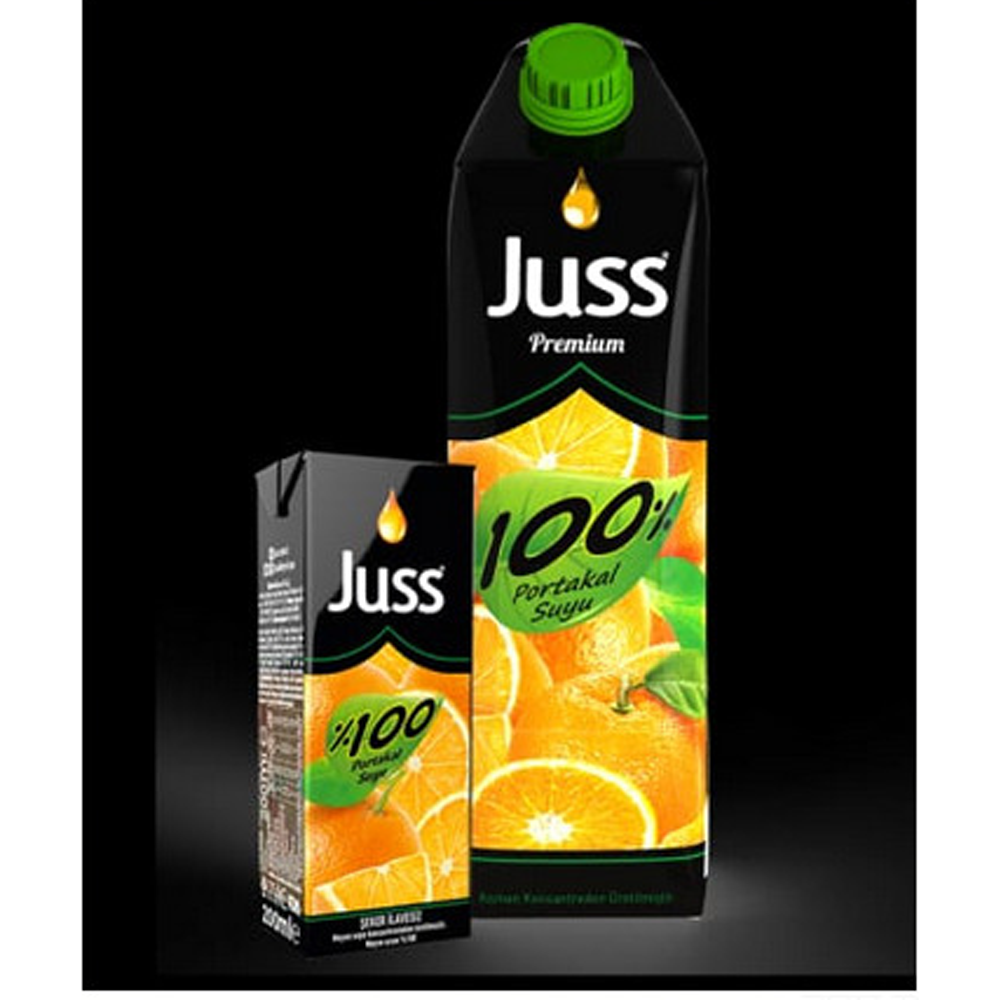 Juss 100 Percent Orange Juice - 200ml