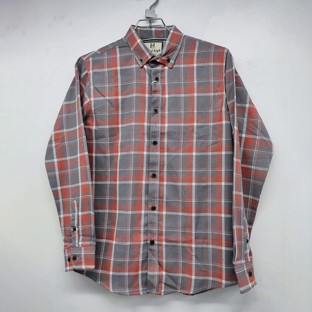 Cotton Full Sleeve Casual Shirt For Men - Multicolor - 09