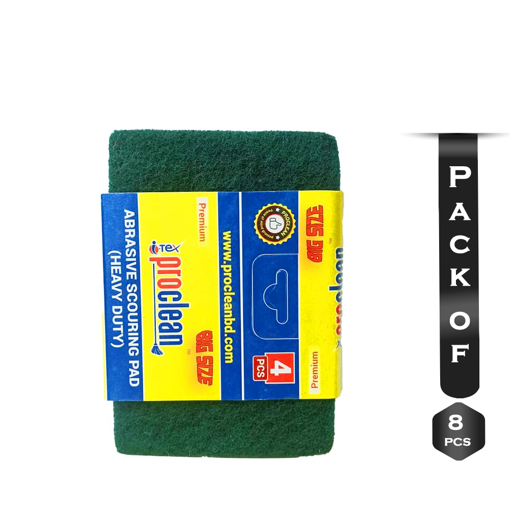 Pack of 8 Pcs Abrasive Scouring Pad - ASP-9845