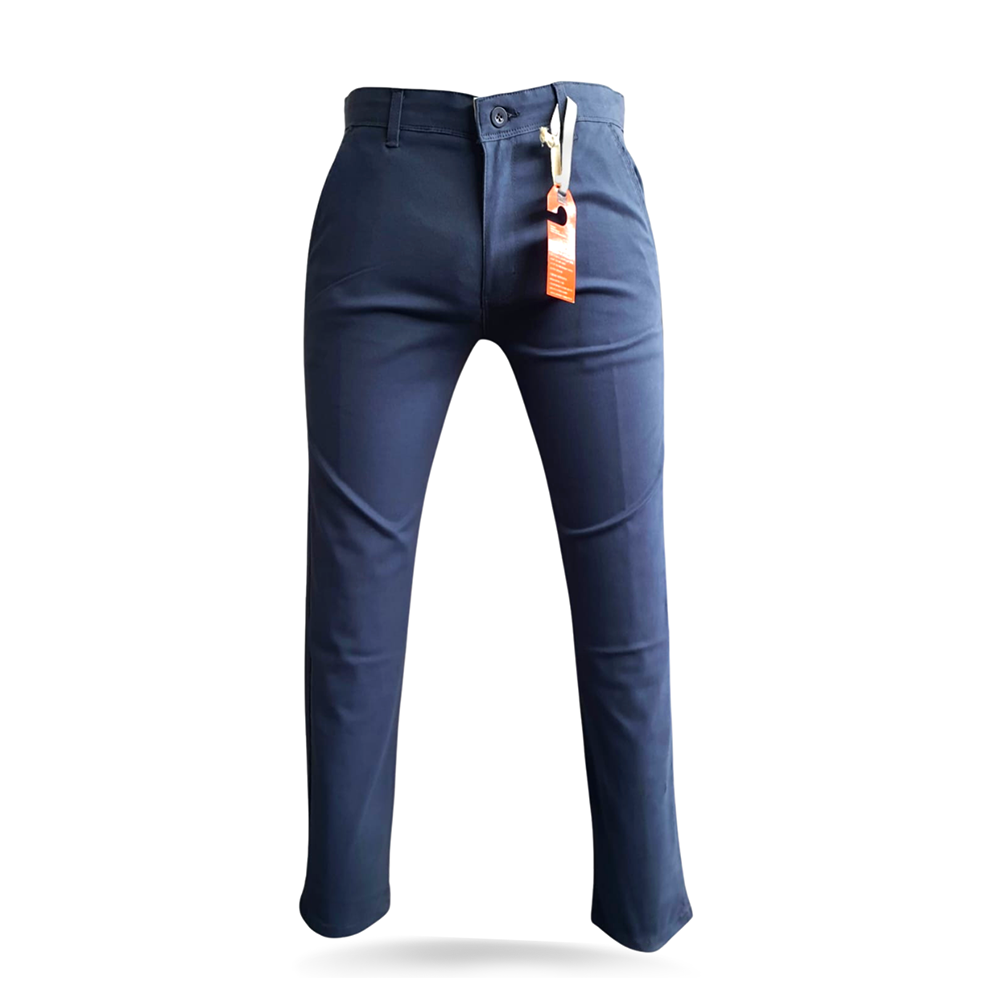 Cotton Twill Pant for Men - Twill-4007- Navy Blue