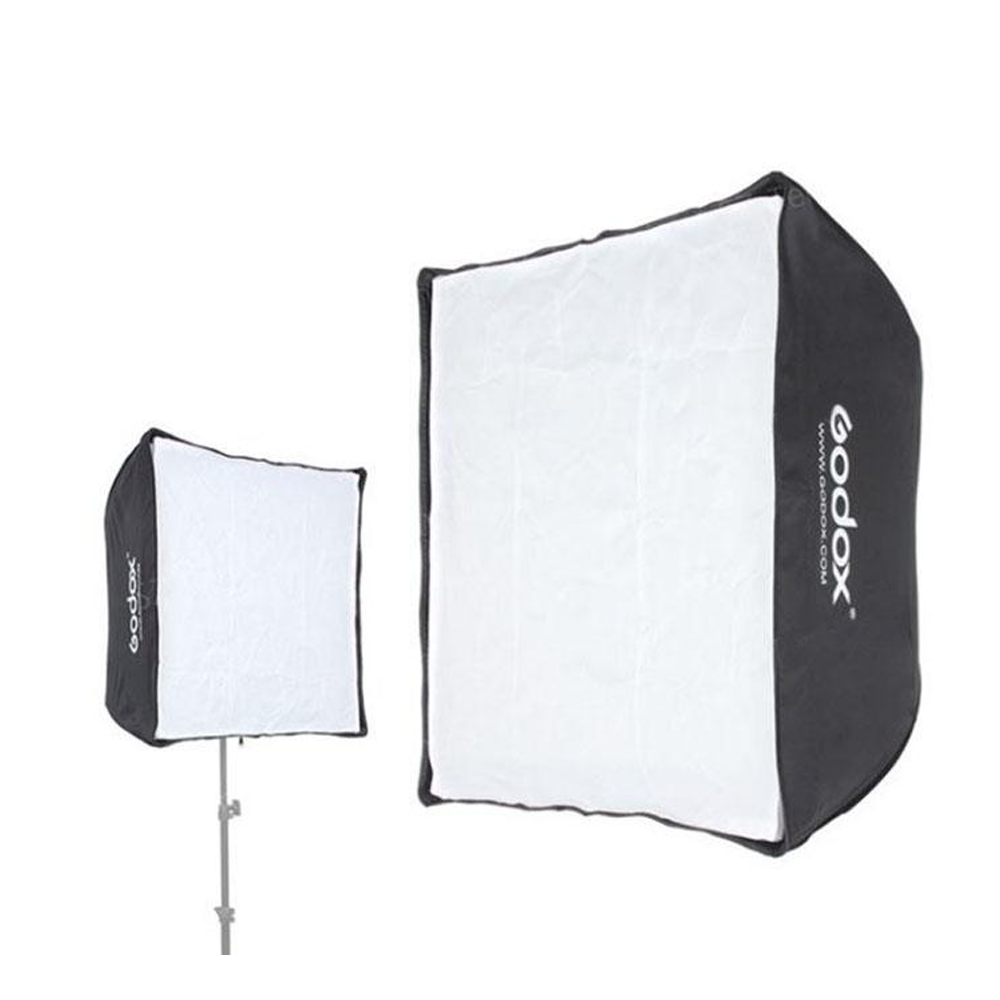 Portable Umbrella Type Softbox - Black - 60x60cm