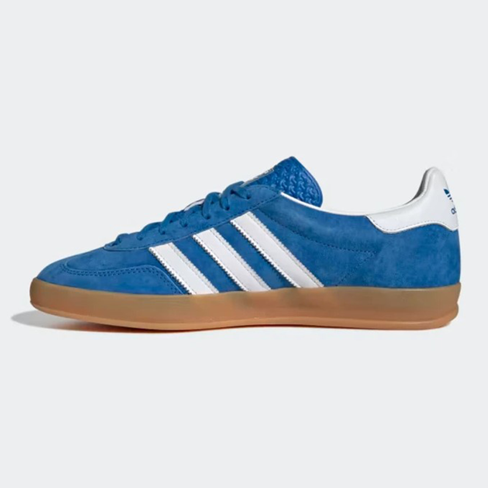 Adidas G@zelle Indoor Shoes For Men - White and Blue - H06260