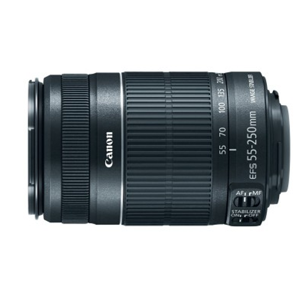 Canon EF-S 55-250mm f4-5.6 IS II Telephoto Zoom Lens - Black