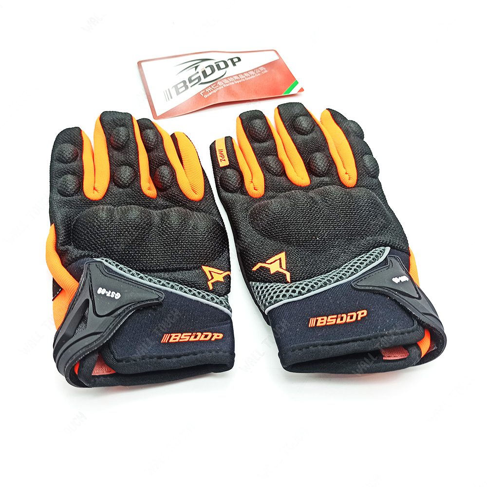 Motorcycle Racing Full Hand Gloves With Mobile Screen Touch Bike Safety - 249617726