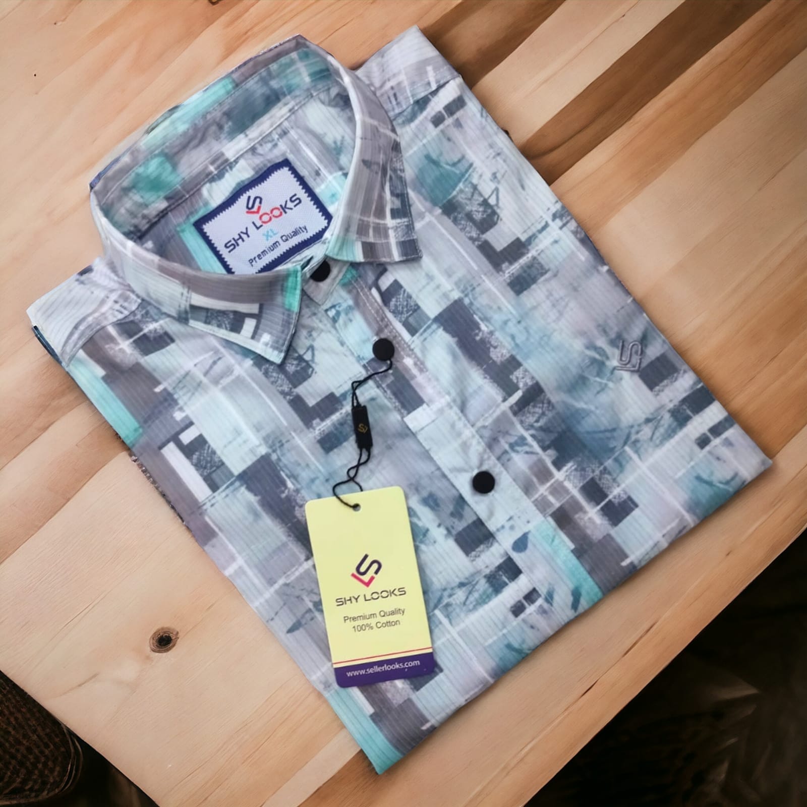 Premium full Sleeve Luxury Print Shirt  For Men - Multicolor - OP453