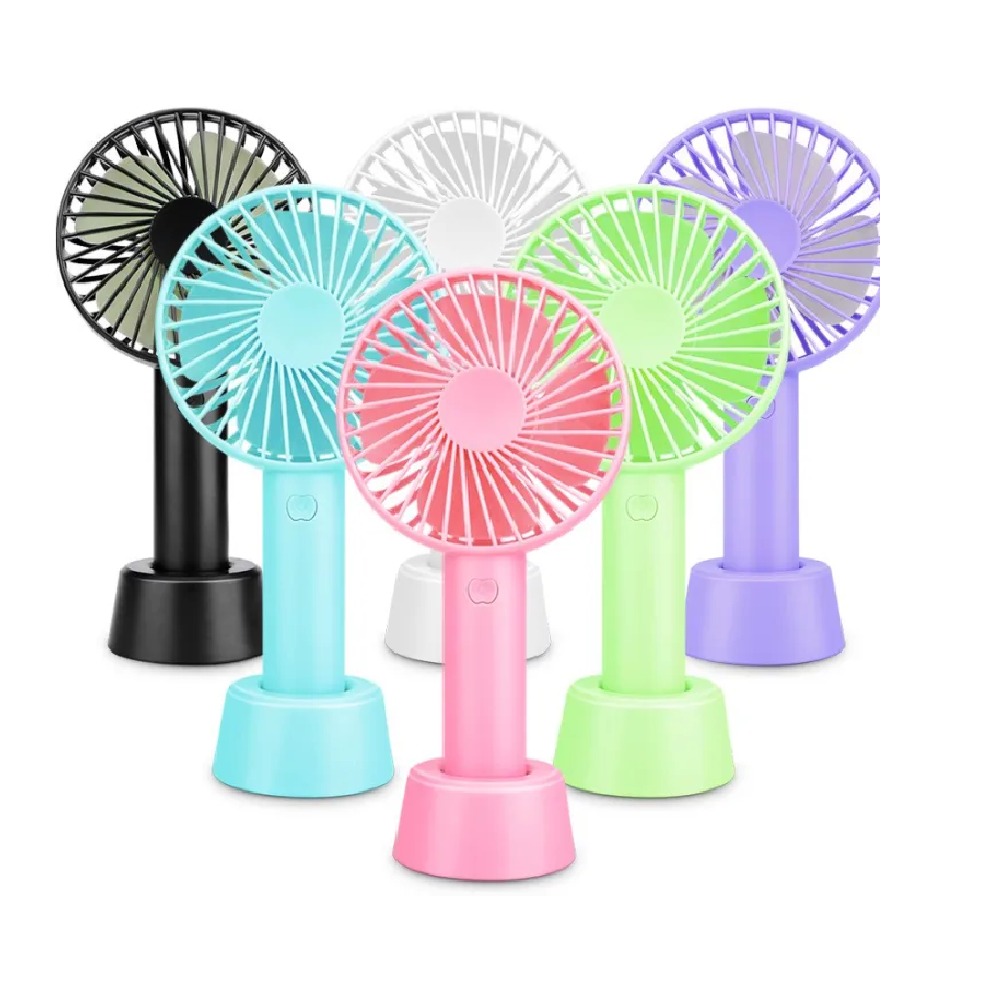 Rechargeable Charging Electric  Mini Fan - Multicolor