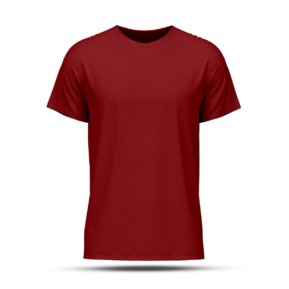 tshirt maroon plain