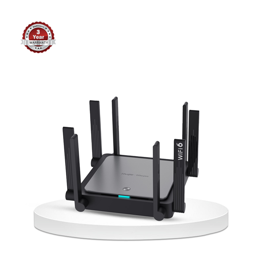 RUIJIE RG -EW3200GX PRO Wi-Fi 6 Gigabit Mesh Router 3200M - Black