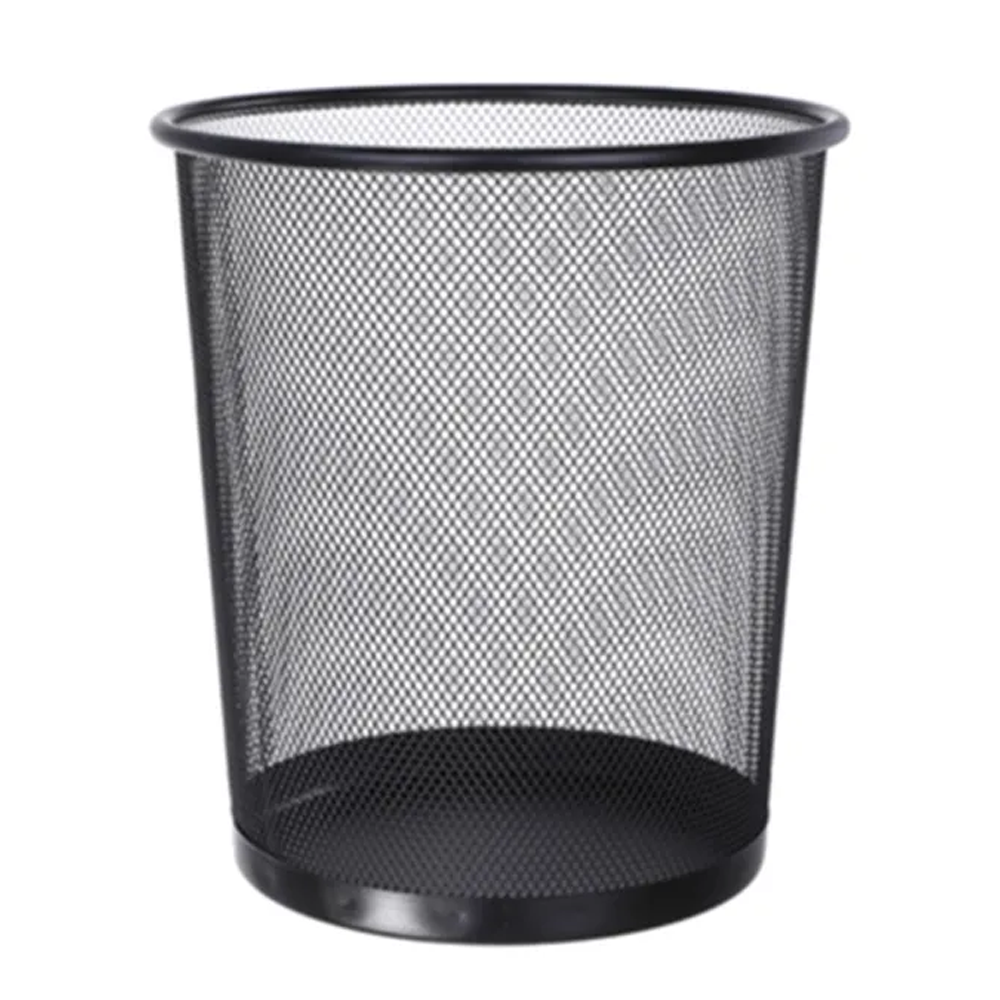 Iron Net Classical Trash Can - 9 Liters - Black