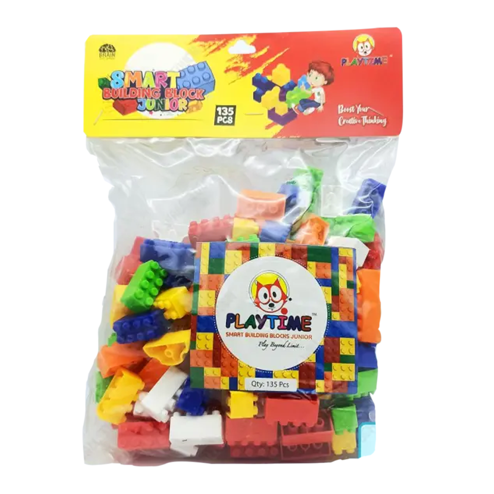 Play And Learn Educational Building Blocks For Kids - 135 Pcs