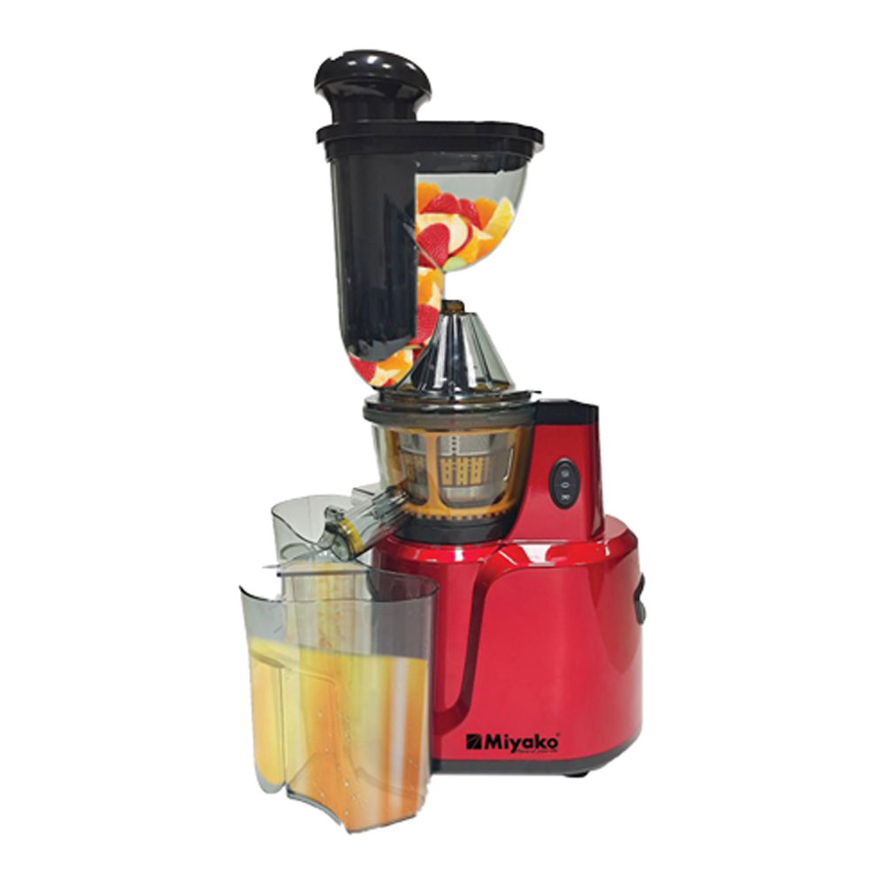 Miyako MFJ SD- 60E2 Slow Juicer - 150 Watt - 1500 ML - Red