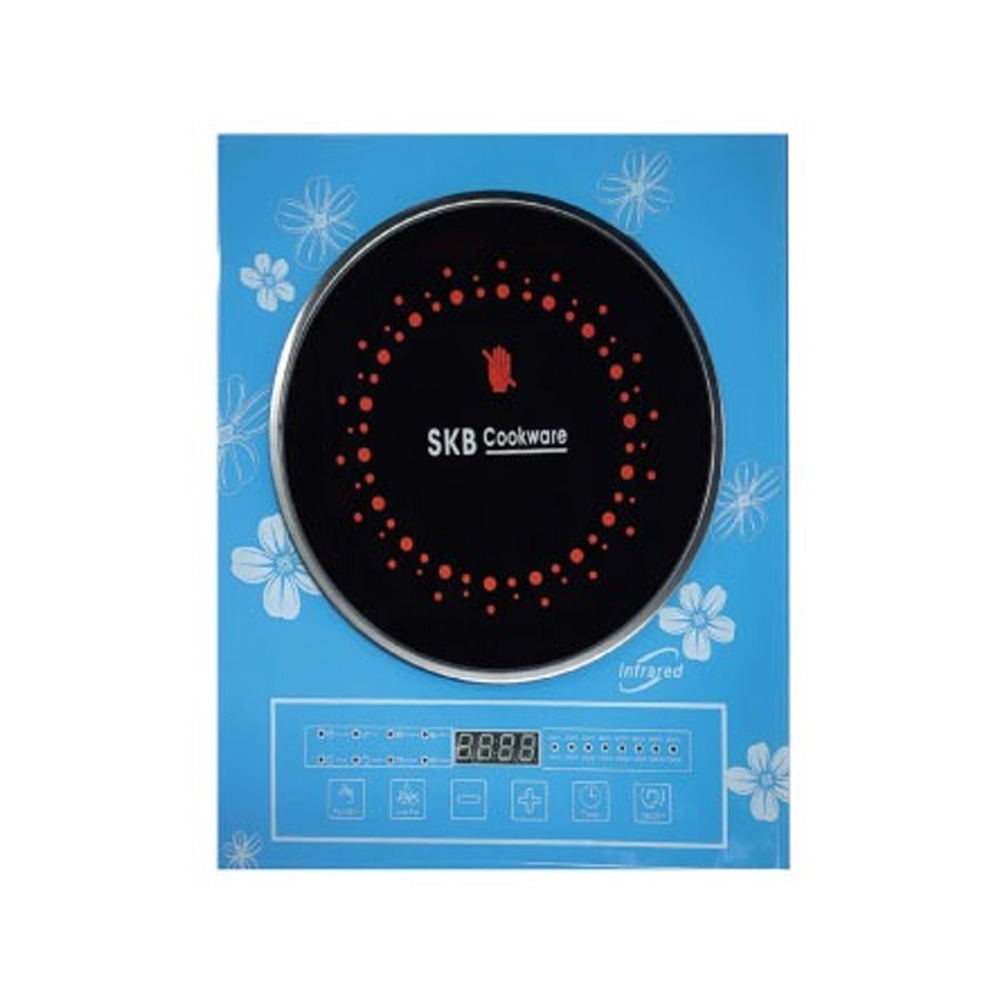 SKB Electric Crystal Black Glass Plate Infrared Cooker - 2200W - ES-IF 308