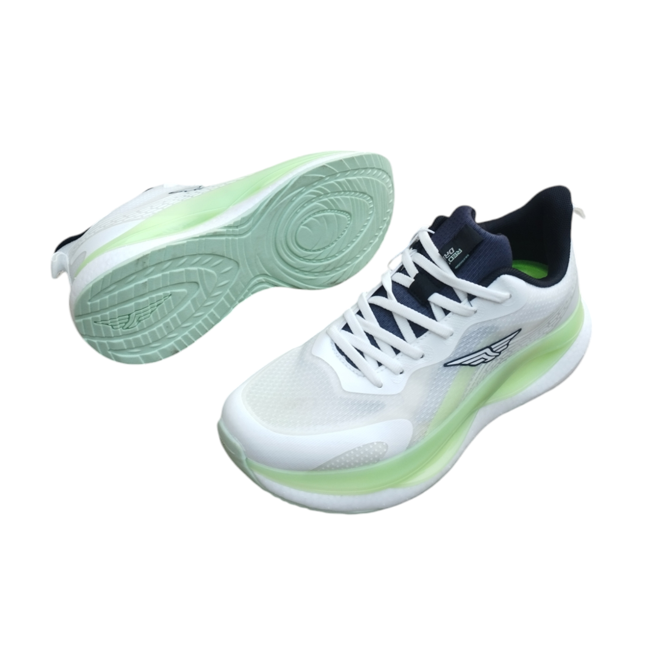 Red tape Mesh Casual Running Shoes For Men - Neon & White -0011111