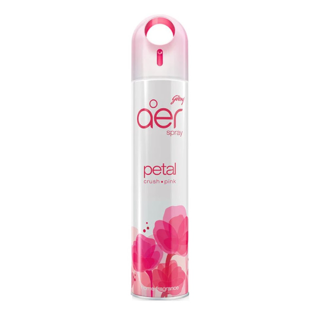 Godrej Aer Room Air Freshener Spray Petal Crush Pink - 220ml