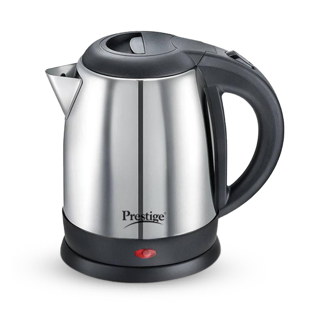 Prestige Electric Kettle - Silver and Black - 1.7 Liter