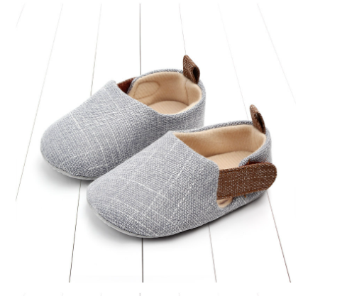 Armandy Cotton Baby Boy Shoe - Ash