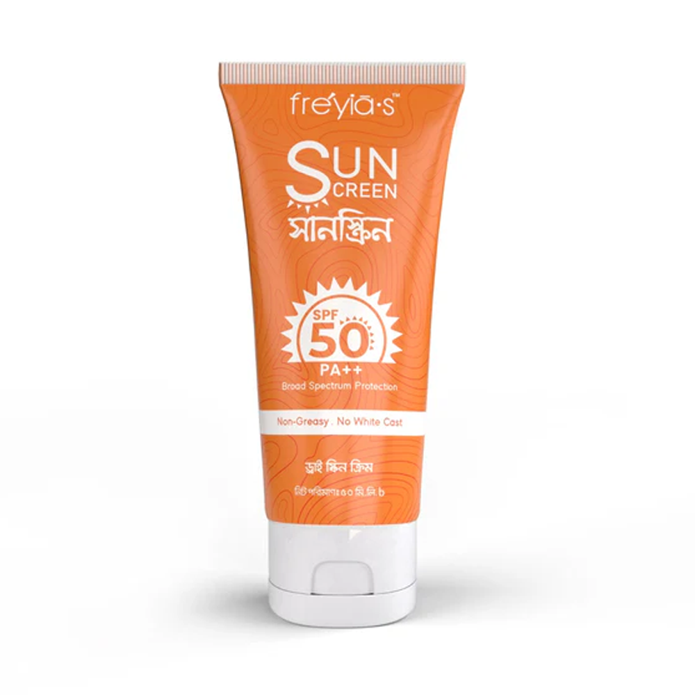 Freyias SPF 50 Plus Sunscreen For Dry Skin - 50ml
