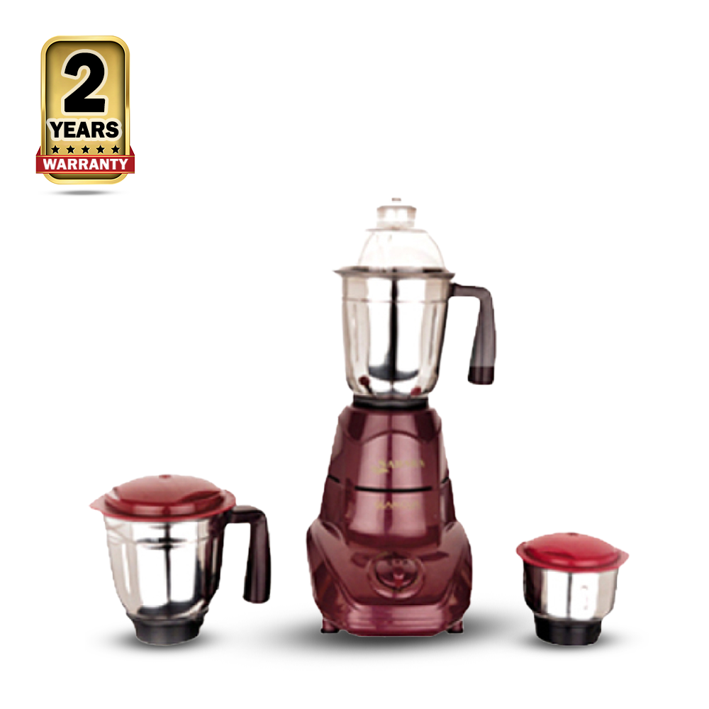 Sahara Glamour 3 in 1 Mixer - 750 Watt - Maroon