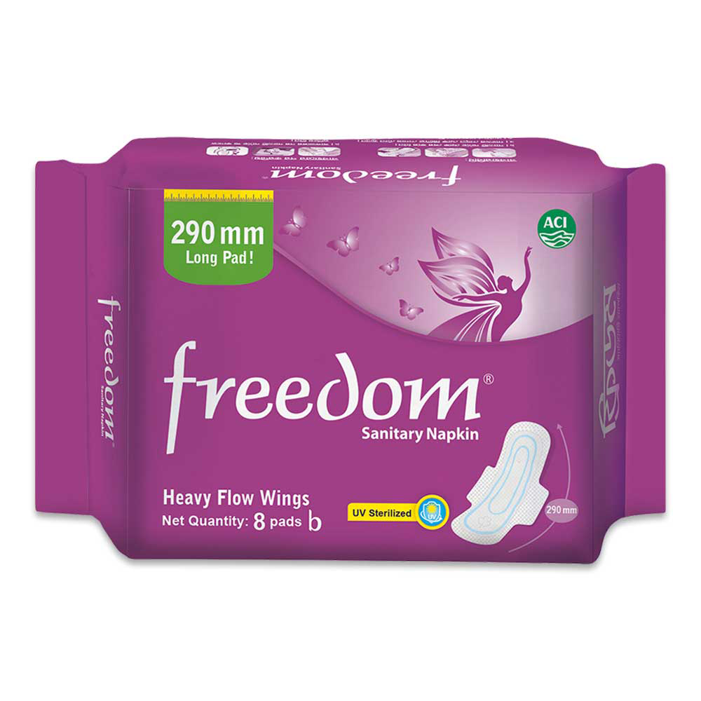 Freedom Sanitary Napkin Heavy Flow - 8 pads - HPA3