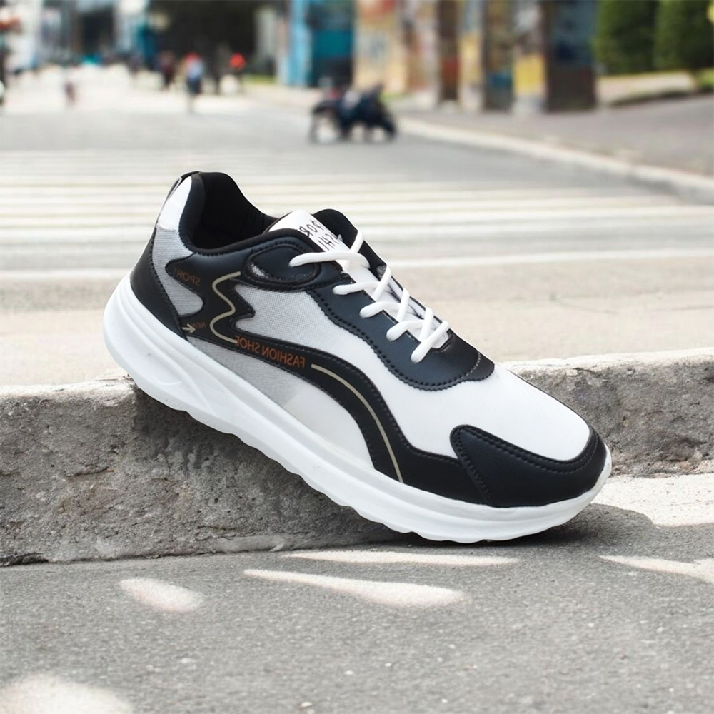 Mesh Sneakers Shoes For Men - White