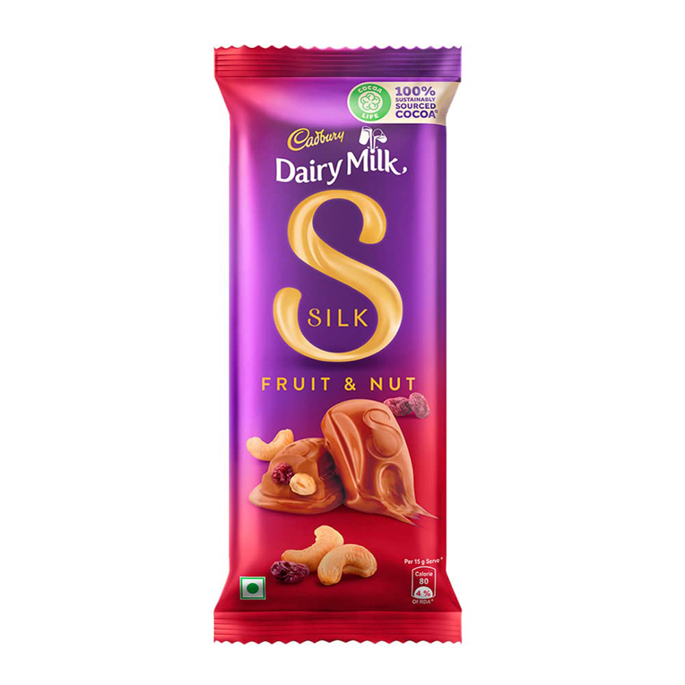 Cadbury Dairy Milk Silk Fruit and Nut Chocolate Bar - 55gm - 4312192