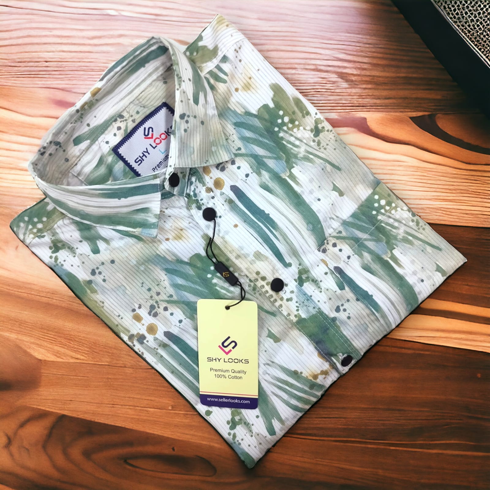 Premium full Sleeve Luxury Print Shirt  For Men - Multicolor - OP426