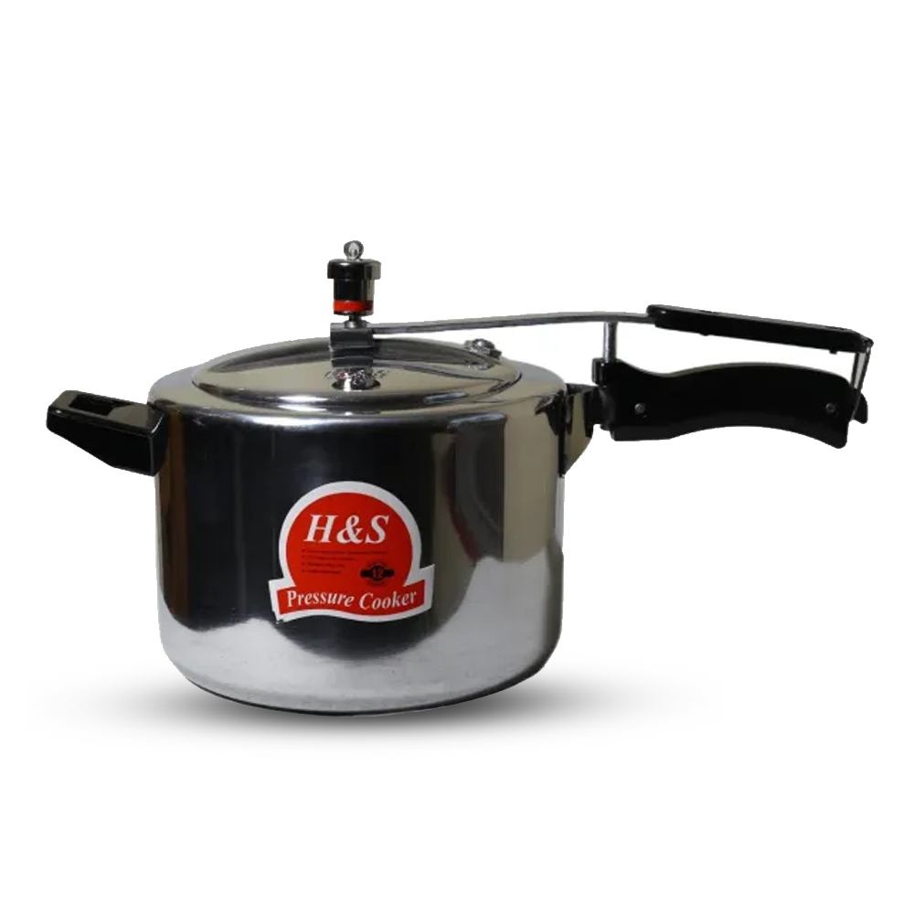 H and S Aluminum Pressure Cooker - 4.5 Liters