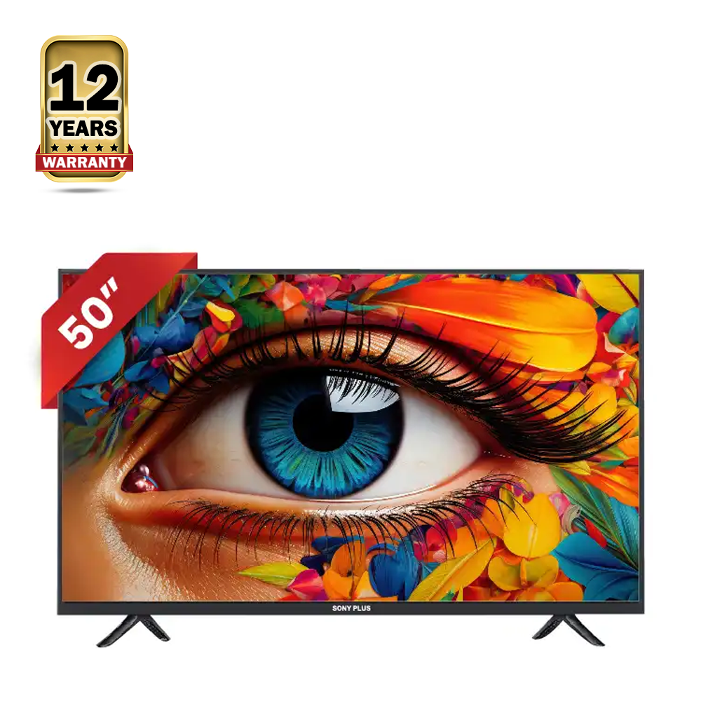 Sony Plus SP50SFV Frameless Voice Control 4K TV - 50 Inch