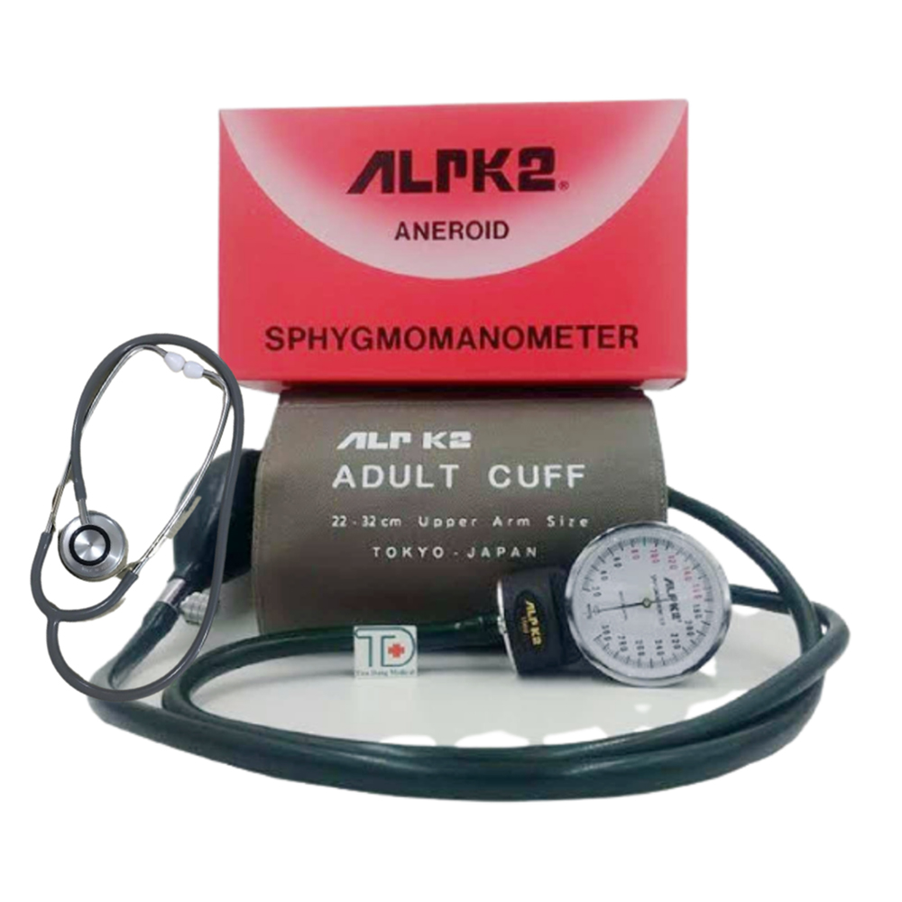 Alpk2 Blood Pressure Monitoring Machine with Stethoscope