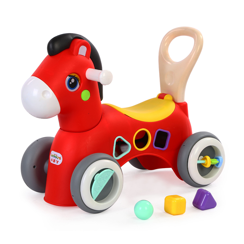 Horse Toy With Light and Music Ride On Baby Car - 126865802