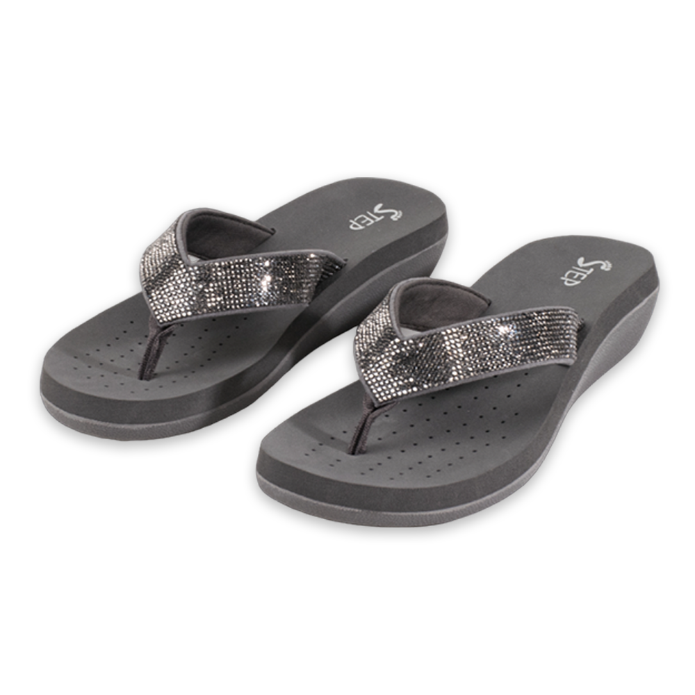 Stone discount flip flops