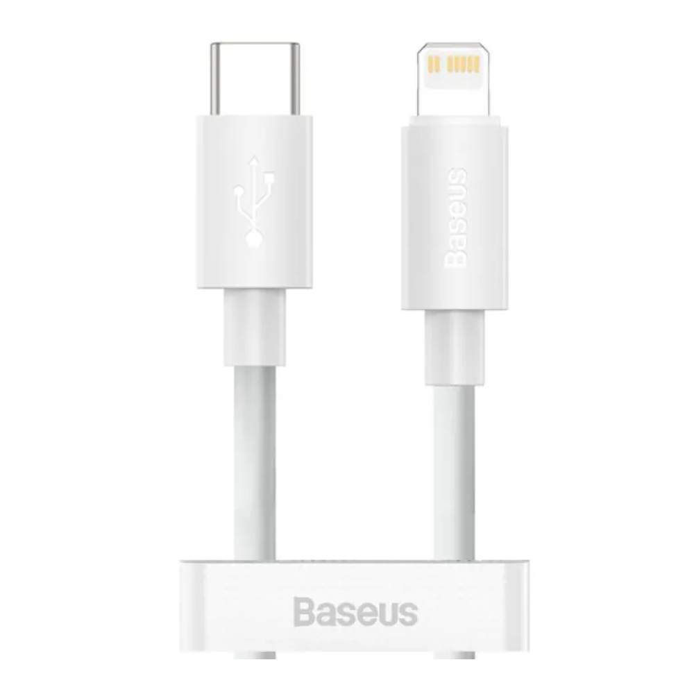 Baseus CATLZJ-02 Simple Wisdom Series USB-C To Lightning Cable - White