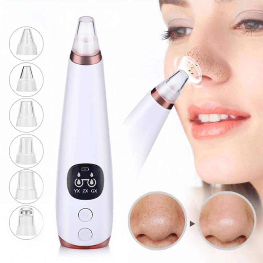 Blackhead Remover Instrument Black Dot Remover Acne Vacuum - White