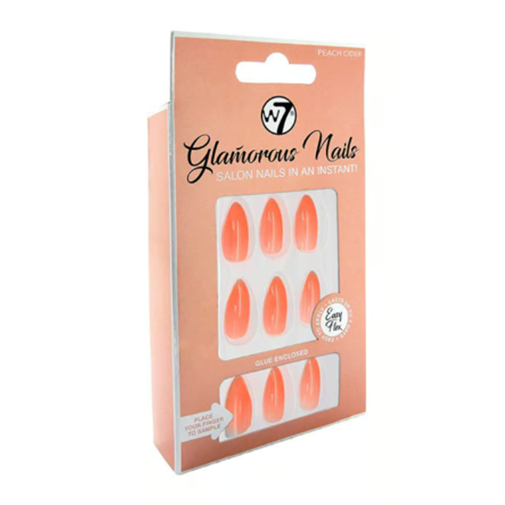 W7 Glamorous Artificial Nails - Peach Cider