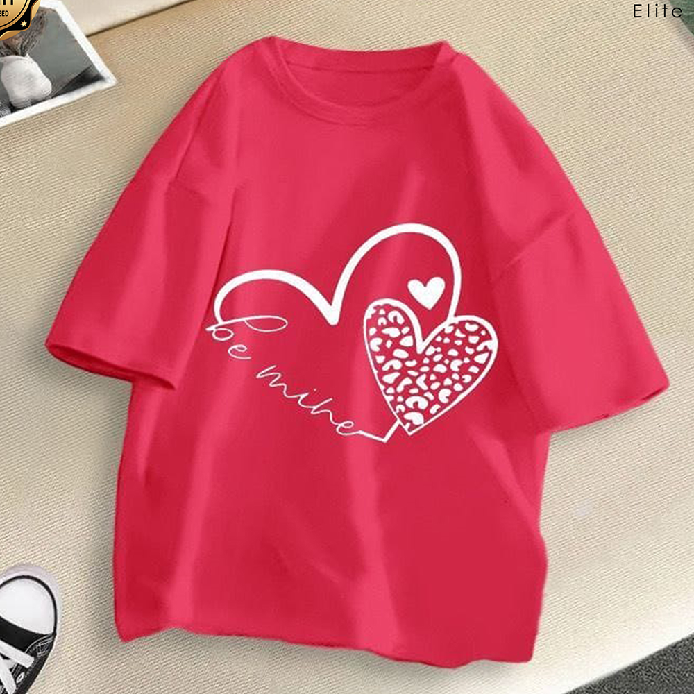 Cotton T-shirt for Women - Pink - FT-03