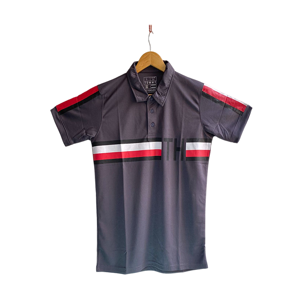 Mash Polo Shirt For Men - Ash - NTOMM0PT003