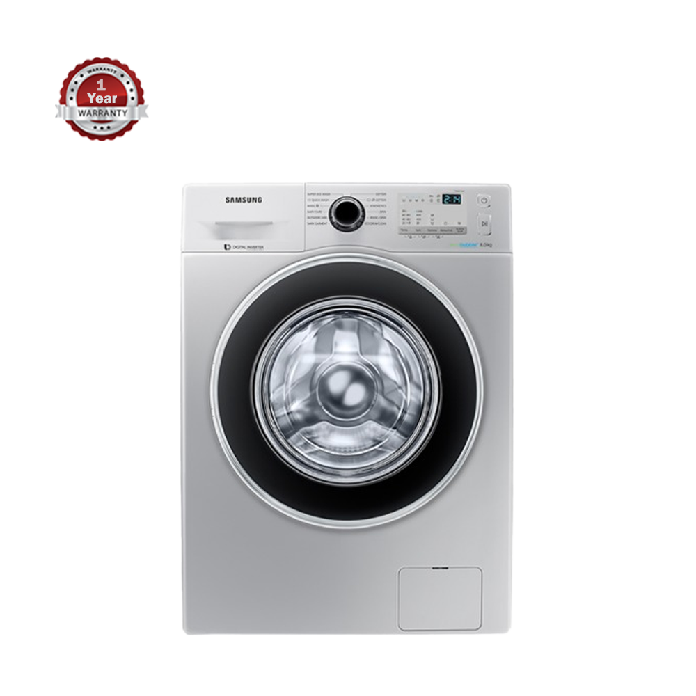 Samsung WW80J4213GS/TL Front Loading Washing Machine  - 8KG - Gray